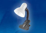 Светильник настольный, Uniel TLI-202, прищепка, E27, белый