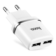 Зарядное устройство с USB HOCO C12 Белый (5B, 2400mA)