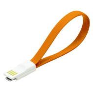 Дата-кабель Smartbuy USB- micro USB.магнитный дл.0.2м, зеленый iK-02