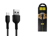 HOCO X20/ USB кабель Micro/ 3m/ 2.4A/ Black