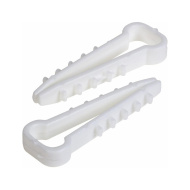 Дюбель-хомут 5-10 белый, прямоугольный (10 шт. ) PROCONNECT 07-4611-9