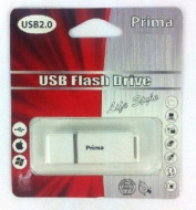Флеш-карта USB 8Gb Prima PD-12 White