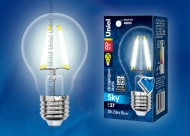 Лампа Uniel LED-A60-8W/NW/E27/CL PLS02WH
