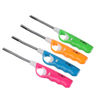 Зажигалка бытовая газовые с гибким носом, модель M 3032 S, 4 цвета/442-044