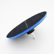 Круг шлифовальный резиновый SPARK LUX, с липучкой, в комплекте переходник,180мм