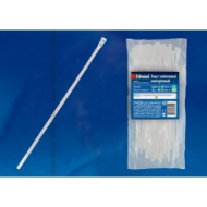 Хомут нейлон UCS-R75/300 White 100 POLIBAG шир. 7.5мм дл.300мм.белый 100шт/пакет Uniel