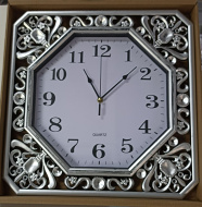 Часы арт 292S восьмиугольник серебро