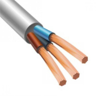 Провод ПУГСП (ПУГНП) 3*1,5 белый ТУ (100), КУСКИ: 