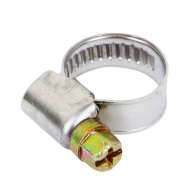 Хомут металлический стандартное болтовое крепление 12-20 мм, ширина 9 мм, NG /680-011