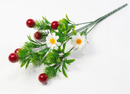 Ягоды с ромашкой 5 веток (20)
