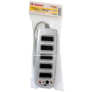 Адаптер SCART Plug - 5 x SCART socket + 3RCA jack + S-VHS jack W/switch REXANT