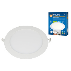 Светодиодный светильник VOLPE ULP-Q203 R170-12W/DW WHITE + драйвер