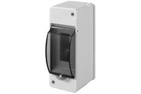 Бокс КМПн с прозр.крышкой 2/2 для 2-х авт.выкл.наружн.уст.ИЭК