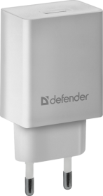 Сет. адаптер EPA-10 белый, 1хUSB, 5V/2.1А, пакет DEFENDER