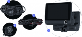 Автовидеорегистратор + камера Орбита С-202