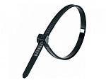 Хомут нейлон UCS-S35/200 Blak 100 POLYBAG шир. 3.5мм дл.200мм. черный 100шт 06218