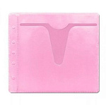 Конверт для 2 CD с перф.розовый 100шт