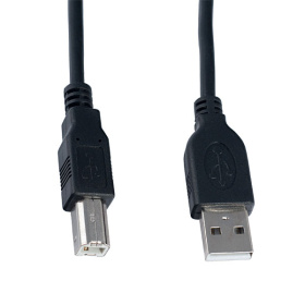 VS Кабель USB2.0 A вилка - В вилка, длина 1 м. (U110)