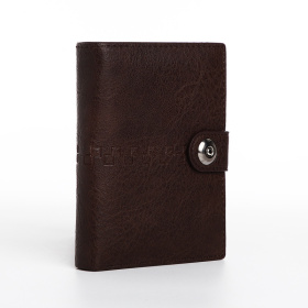 Портмоне мужское на магните 3 в 1, для купюр, автодокументов и паспорта, цвет коричневый 9731083