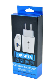Адаптер питания (СЗУ) с USB Орбита OT-APU25 (QC3.0, 3500mA)