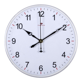 Часы 2524-139 корпус белый "Классика"