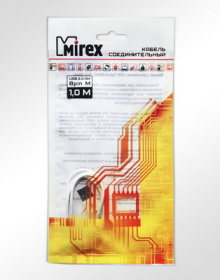 Кабель соединительный Mirex USB 2.0 AM- 8pin (M) 1 метр, белый (7511)