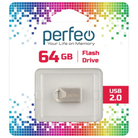 Флеш-карта USB Perfeo 64GB Metal M10