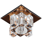 Cветильник DК2 BR/WH ЭРА декор хрустальный куб G9 220V 40W 