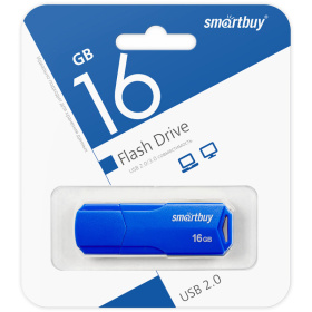 Флеш-карта SmartBuy 16GB CLUE Blue (SB16GBCLU-BU)