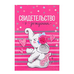 Папка для свидетельства о рождении 