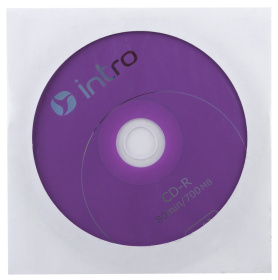 Диск Intro CD-R 52x конверт 1шт