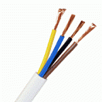 Провод ПВС 4х1,5 белый (100м) до 300В КУСКИ: 7