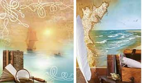 а-к 15x21 верт. 9 листов (НК) Морской