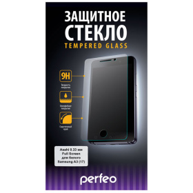 Perfeo защитное стекло Samsung A3 (17) белый 0.33мм 2.5D Full Screen Asahi PF_5072