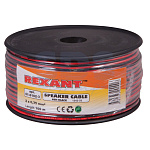 Кабель акустический 2х0.35 мм², красно-черный, 100 м. REXANT