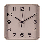 Часы 1918-009 корпус бежевый квадрат 