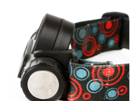 Фонарь Ultraflash E1340 налоб.аккум 3,7В,димм.,черный, XPE + COB LED, 3 Ватт, 2 реж., магнит