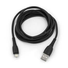 USB-кабель BYZ BC-026i AM-8pin (Lightning)  2 метра, 5A, ПВХ, чёрный