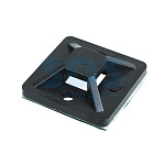 Площадка самоклеющаяся 25*25мм 100шт черная REXANT 07-2026 ПОШТУЧНО