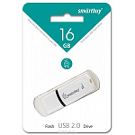 Флеш-карта USB 16Gb Smart Buy Paean White