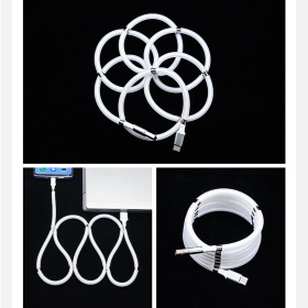 Орбита OT-SMI27 Белый кабель USB 2.4A (iOS Lighting) 1м