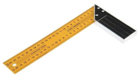 Угольник столярный металлический 300 мм Hobbi /00581