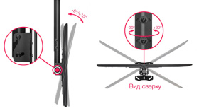 Кронштейн потолочный для LCD/LED (32-65") NB T560-15